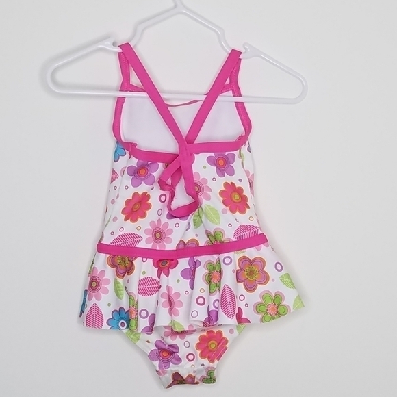 Penelope Mack Onepiece Bathing Suit Flower 18m - Picture 2 of 4